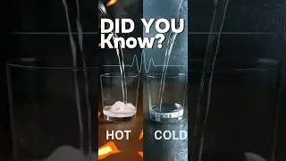 Hot Water and Cold Water Sound Different👂💧 #shorts #funfacts  #weirdscience #didyouknow #mindblown