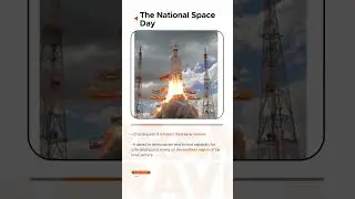 The National Space Day | #dailycurrentaffairs #vajiramandravi
