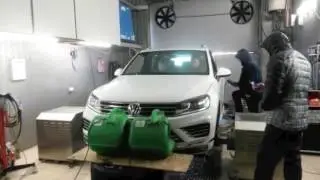 Winter tuning (-20&deg;C/-4&deg;F inside garage and windy)