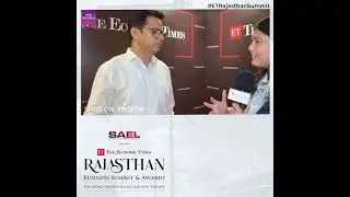 Rakesh Sharma at ET Rajasthan Business Summit 2025 | Insights on Urban Growth & Development