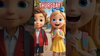 Learn Thursday | Days of the Week for Kids 📚 #kidslearning #kidseducation