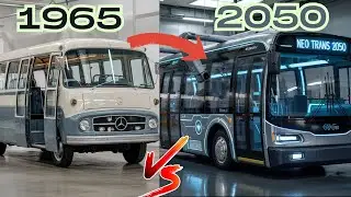 From Vintage Buses to 2050 AI Monsters | Bus Evolution Timeline
