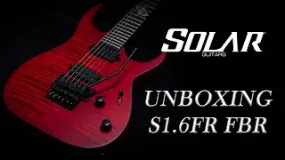 UNBOXING GUITARRA SOLAR S1.6FR FBR
