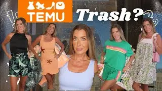 Temu affordable trash or decent attire | TEMU Summer Try on Haul | Hotmess Momma Vlogs