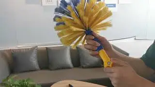 #clean brush Extra long handle round head ceiling cleaning brush