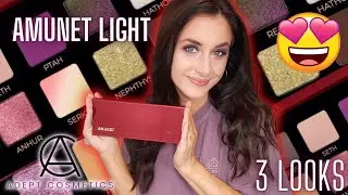 NEW AMUNET LIGHT ADEPT COSMETICS UPDATED FORMULA | 3 LOOKS!