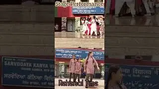 Rehersal and Stage performance #followforfollowback #dance #schoolevents