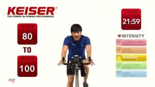 Keiser Cycle Yoga