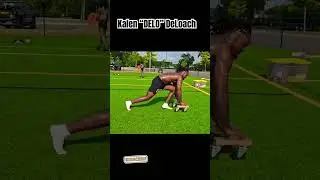 Kalen &ldquo;DELO&rdquo; DeLoach putting the STRENGTH & CONDITIONING work in!