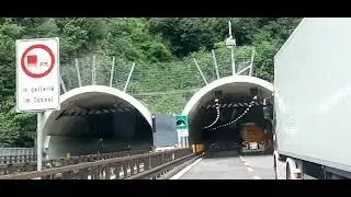 Road trip from Austria to Italy  a lot of tunnel road .#roadtrip #italy #tunnel