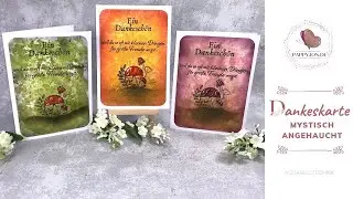 Dankeskarte mystisch angehaucht | mystical thank you card | DIY | Stampin’ Up! |