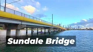 Sundale Bridge on The Gold Coast Highway &bull; GOLD COAST &bull; AUSTRALIA &bull; 4K HDR