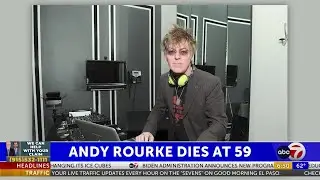 Andy Rourke, former The Smiths bassist, dead at 59