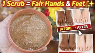 DIY Whitening Scrub for Hand&Feet #foryou 