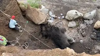 Dropping large rock with jack‼️andesite miners