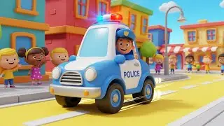Police Car ABC Patrol Song for Kids | Alphabet Song, Popular Nursery Rhyme, Baby Songs & Kids Music