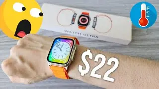 Testing The World's First Replica Apple Watch Ultra - Only $22 😲 - AMAZING