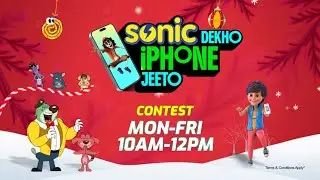 Toons win you an iPhone! | Sonic Dekho, iPhone Jeeto