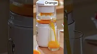 #Rechargeable Automatic Citrus Press Juicer with USB Charging #Multiple Squeezes in One Machine