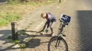 Zwerfafval opruimen