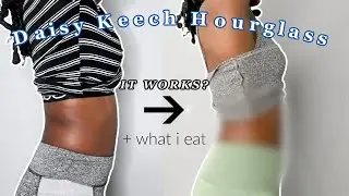 Trying Daisy Keech's Hourglass workout for a week | REALISTIC RESULTS
