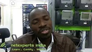 Mr.Elisee Mbiya from Congo CCNA, CCNP, CCIE RS End to End Training-Netexperts