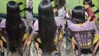 rambut panjang dipotong pendek atas ijin suami dulu| long to short haircut
