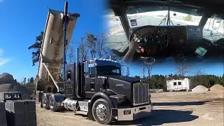 POV jakes and floating gears ⚙️/ end dump truck driver