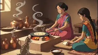Indian Village Life Aesthetic | Ghibli Style Animation|Daily Routine |