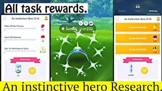 An Instinctive hero Special Research Rewards Pokemon Go | Shiny Elekid | Pokemon Go Special Research
