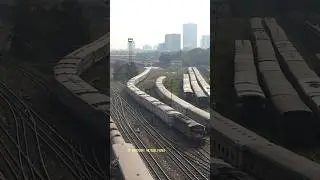 Empty rake placement to the platform