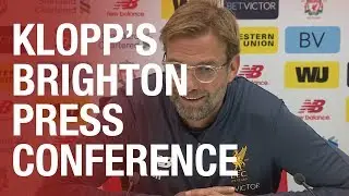 J&uuml;rgen Klopp's Brighton press conference from Melwood | Matip update, latest on Lallana and more