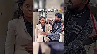 Dusre Hath Me Lakva Mar Gaya He | Sigma Man Mangru vs News reporter |#sigma #attitude #memes #shorts