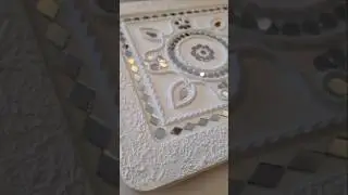 LIPPAN ART /Mud Art/ Mud & Mirror #lippanart #artyandcrafty #satisfying