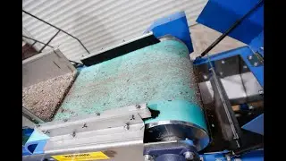 Metal Separation Module consisting of a Drum Magnet and Rare Earth Roll Magnetic Separator