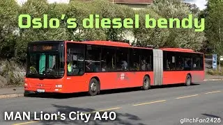 Lovely Turbo Diesel! Exploring Oslo's MAN Lion's City A40