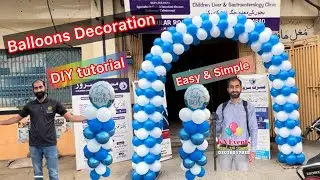Balloons Decoration how to make balloon Arch 