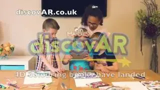 Mardles discovAR 4D colouring books that come to life!