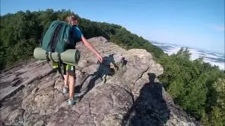 Gracie on the Pine Mountain Trail - Kentucky!
