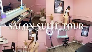 SALON SUITE TOUR OF MAKEUP/ESTHETICIAN SUITE PT.2 | VLOGTOBER