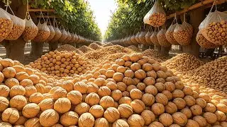 Milliarden Tonnen Walnüsse – so funktioniert die Ernte in Kalifornien