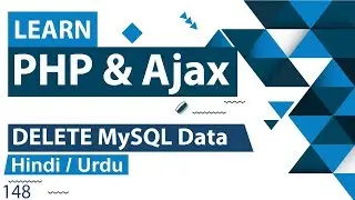 PHP Ajax Delete Records From Database Tutorial in Hindi / Urdu