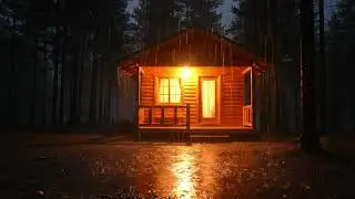 Heavy Rain at Night for Deep Sleep 🌙 | 3 Hours Rain ASMR (No Talking)