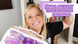 LARGE HUDA BEAUTY MYSTERY BAG UNBAGGING 2021 l WAS IT WORTH THE $89? l MEL SPEARS