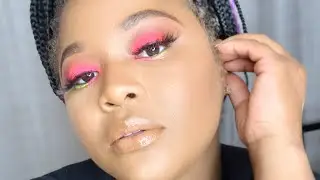 Neon Pink Eyeshadow Pigment| Jlarue Cosmetics
