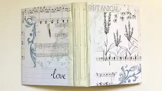ASMR Love junk journal flip through -   Paper sounds, no talking