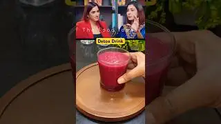 Ghazal Alagh&rsquo;s Morning Detox Drink Recipe | ABC Juice #shorts #detoxdrink #healthy #ghazalalagh
