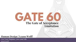 Human Design - Gate 60