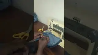 Watch how I shorten jean pants and added lace trim.#DIY