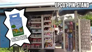 OPENING BLIND BAG PINS IN EPCOT! DISNEY DOG PINS! #disney
